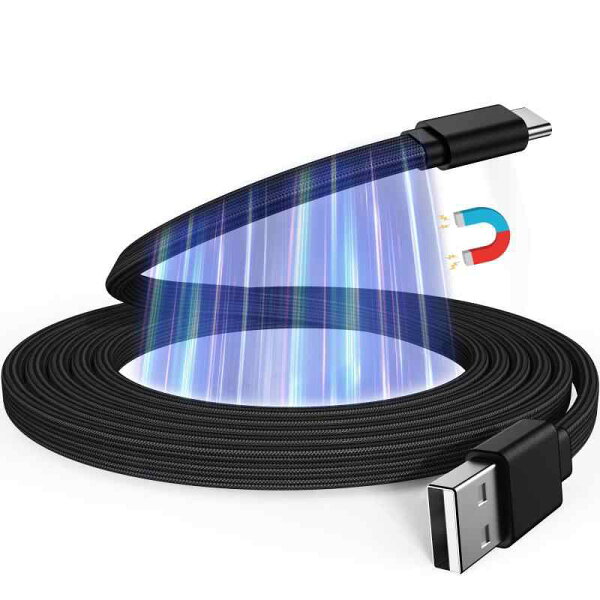 Magtame USB-C ケーブル 1m（磁力で自動収納・60W PD対応）