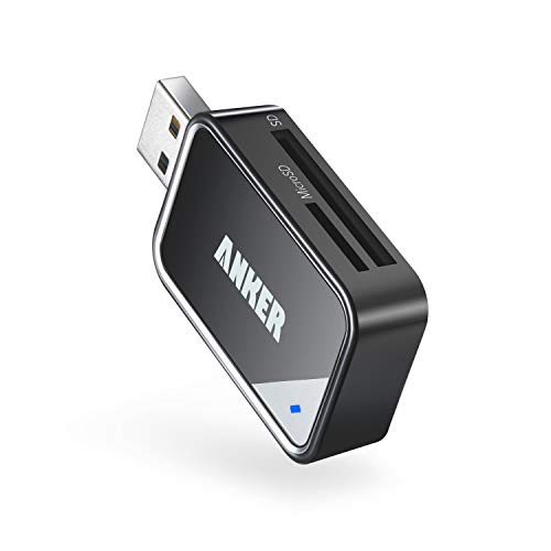 Anker 2-in-1 USB 3.0 ポータブルカードリーダー【microSDXC / microSDHC / microSD / MMC / RS-MMC / UHS-Iカード用】